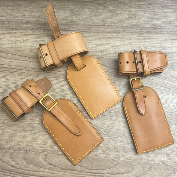 Louis Vuitton Luggage Tag Vachetta - 3pcs - Picture 3 of 3